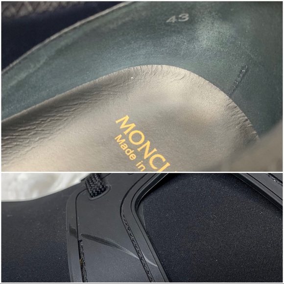 SOLD Moncler Emilien Black Low Sneakers Trainers - Picture 8 of 8